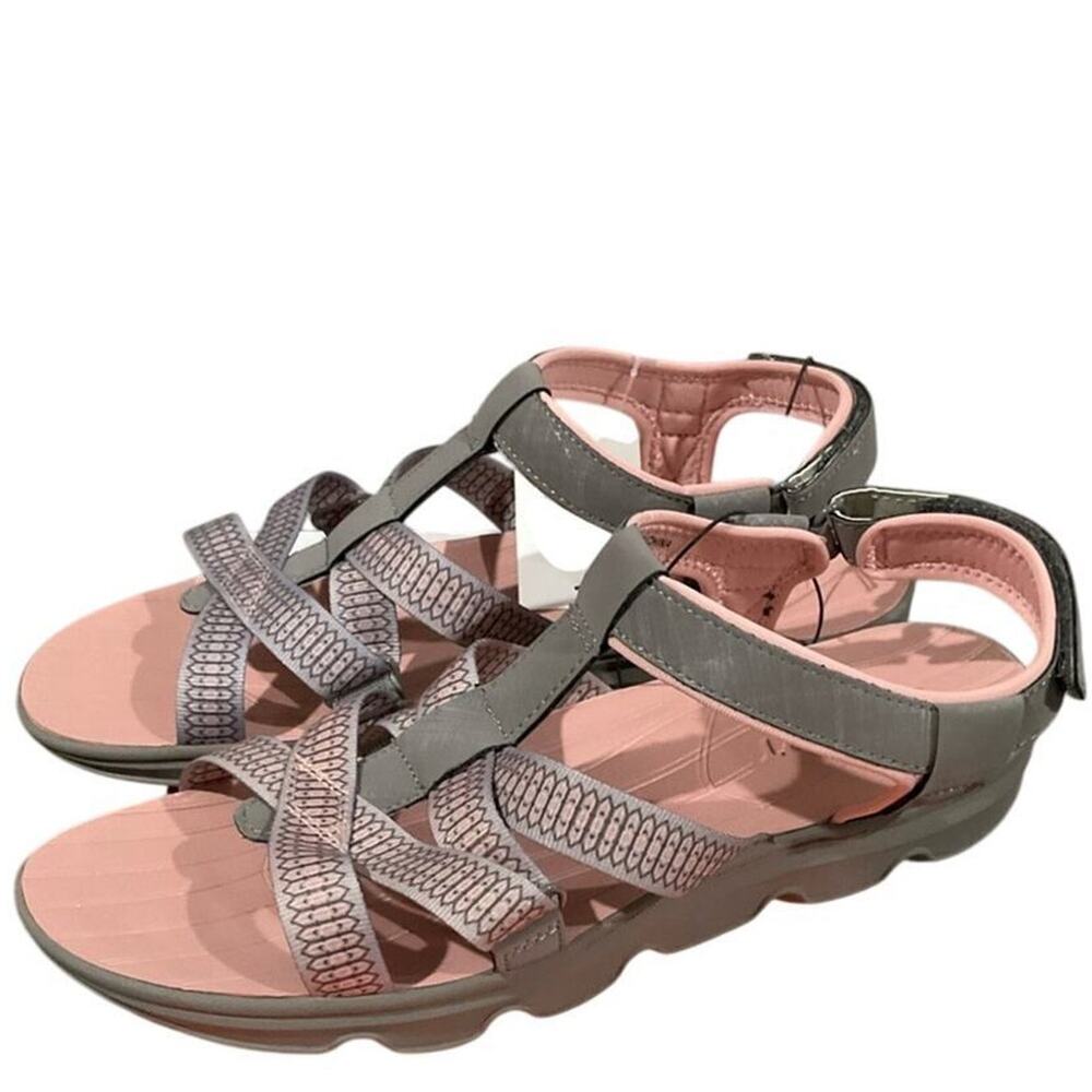 Jsport Jambu Women's Strap Sandal Pink Gray Size 10 NEW NIB
